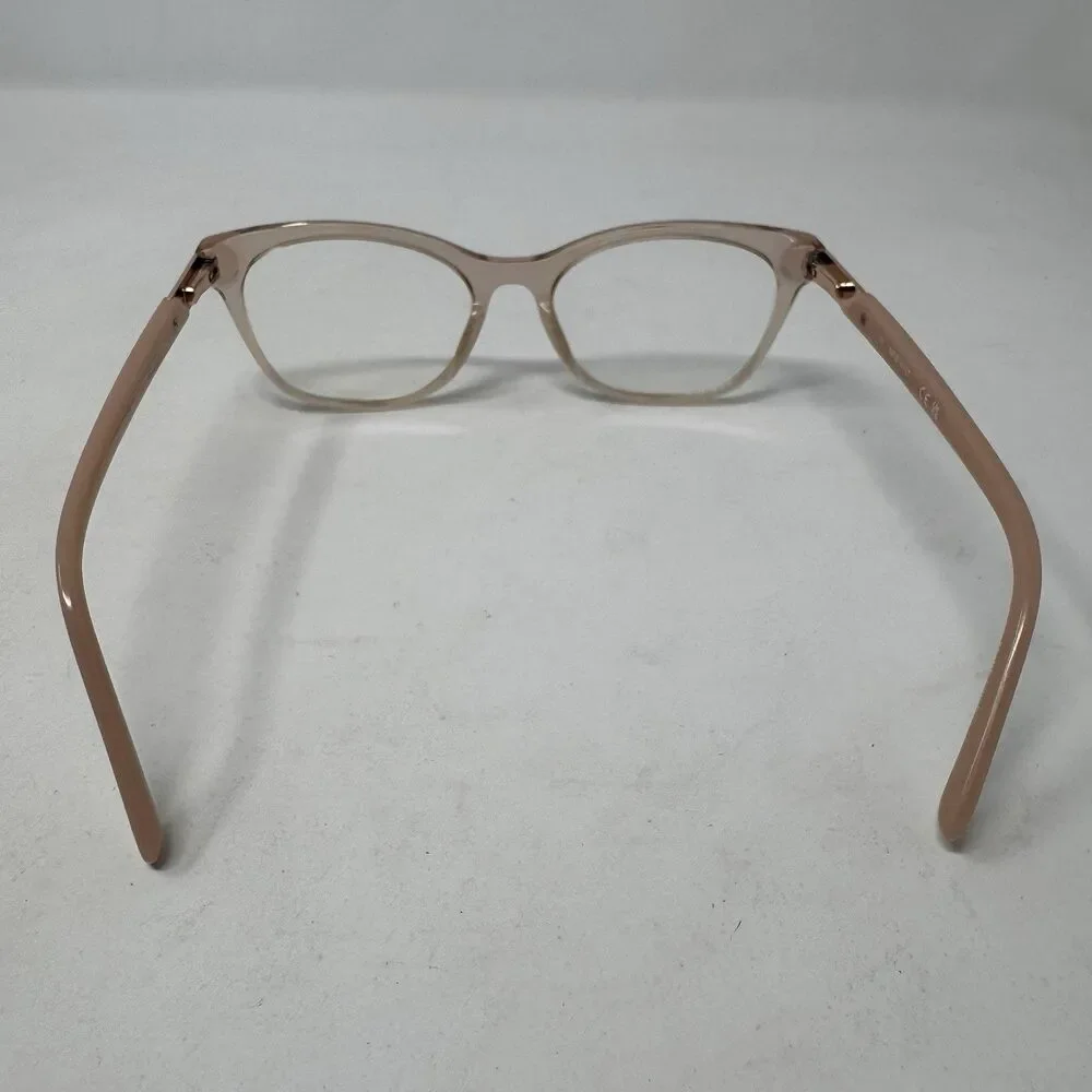 Nine West Women's Eyeglasses Pink Frames Only NW5204 277 & White Case 52-17-135